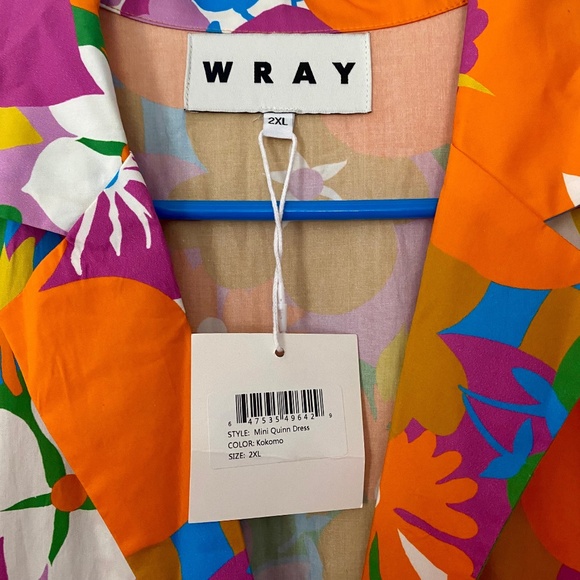 WRAY NYC Mini Quinn Dress in Sold Out Kokomo Print NWT Size 2X - Picture 7 of 12